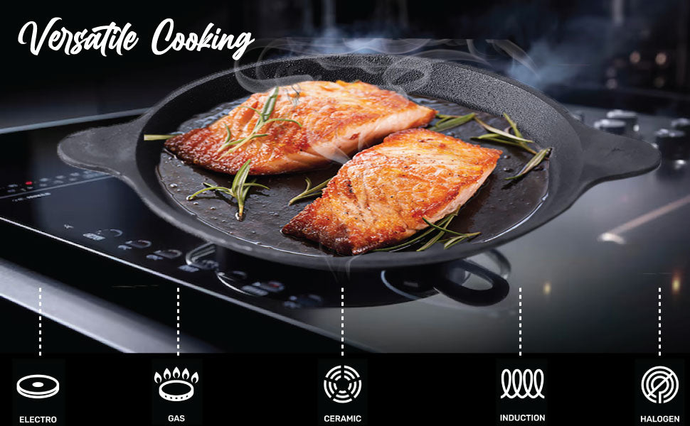 6th Planet Cast Iron Frying Pan 8 Inch (20 cm)