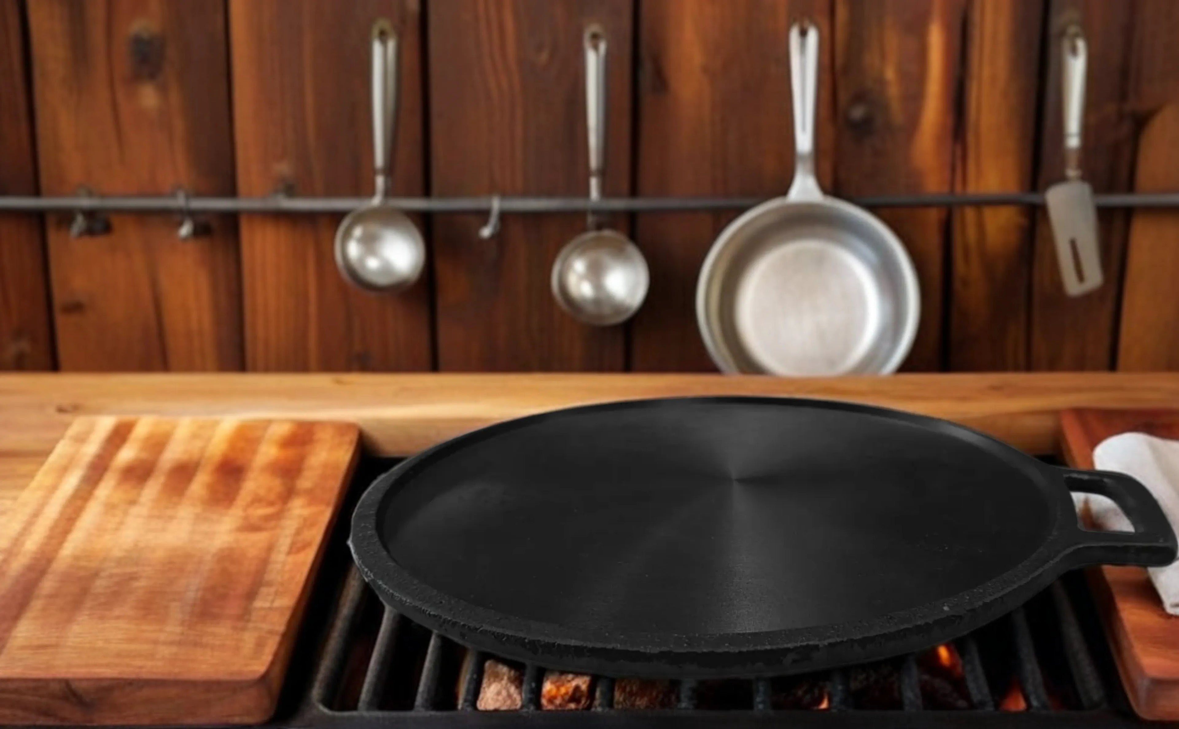 Cast Iron Tawa for Dosa/Chapathi/Roti | 29cm/11 inch