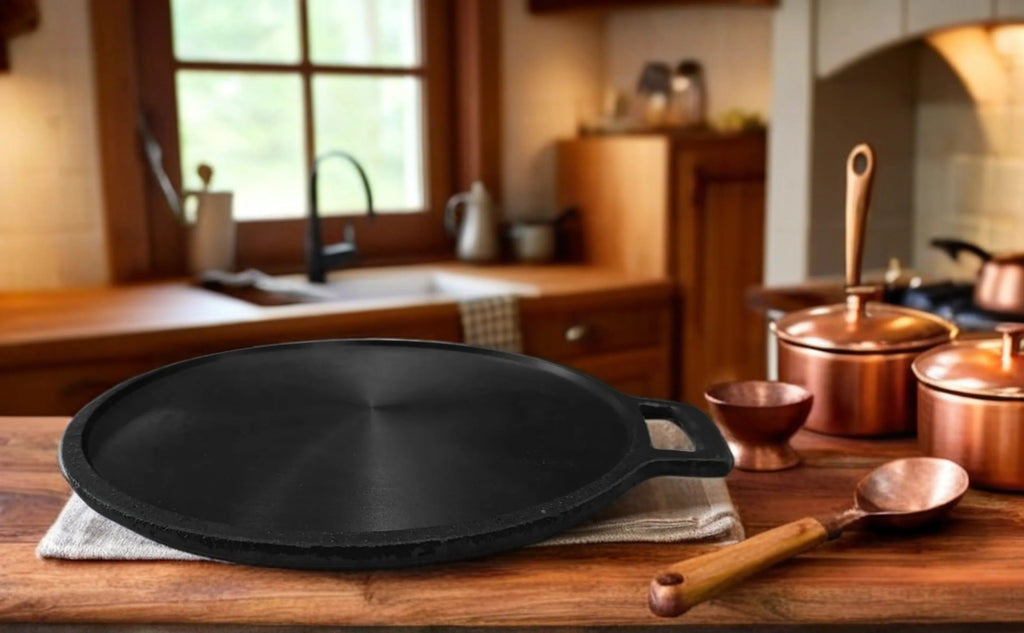 Cast Iron Tawa for Dosa/Chapathi/Roti | 29cm/11 inch